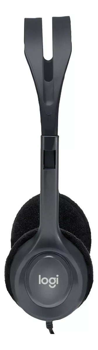 Audifono Con Microfono Logitech H111 Stereo Multidispositivo Color Negro