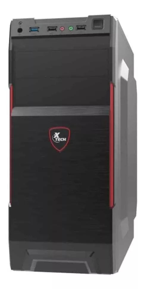 Gabinete Gamer Xtech Xtq-214 Mid Tower Atx Con Fuente 600w