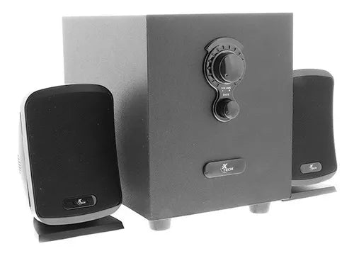 Parlantes Stéreo 2.1 Xtech Augury Xts 420/ Online Tecnologia Color Negro