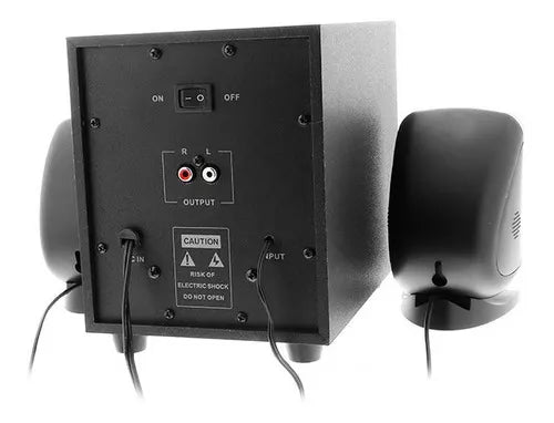 Parlantes Stéreo 2.1 Xtech Augury Xts 420/ Online Tecnologia Color Negro
