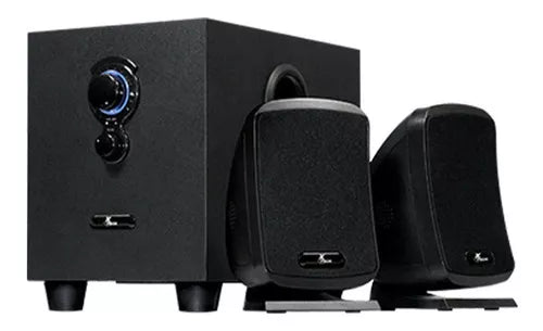Parlantes Stéreo 2.1 Xtech Augury Xts 420/ Online Tecnologia Color Negro