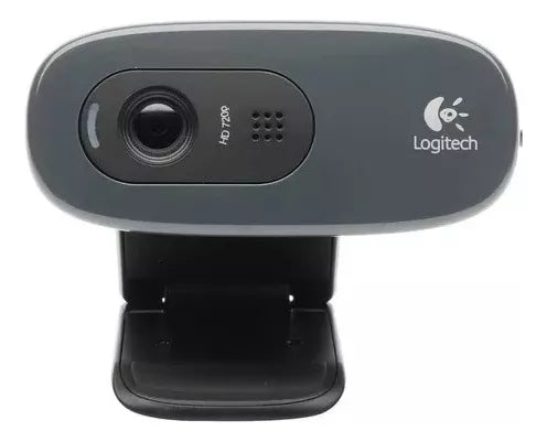 Cámara Webcam Logitech C270 Hd 720p, 30 Fps, Color Negro.