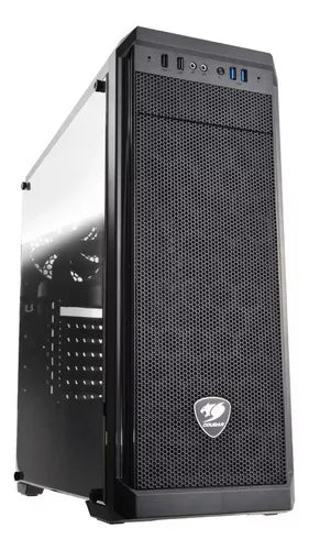 Gabinete Gamer Cougar Mx 330 Black Con Ventana