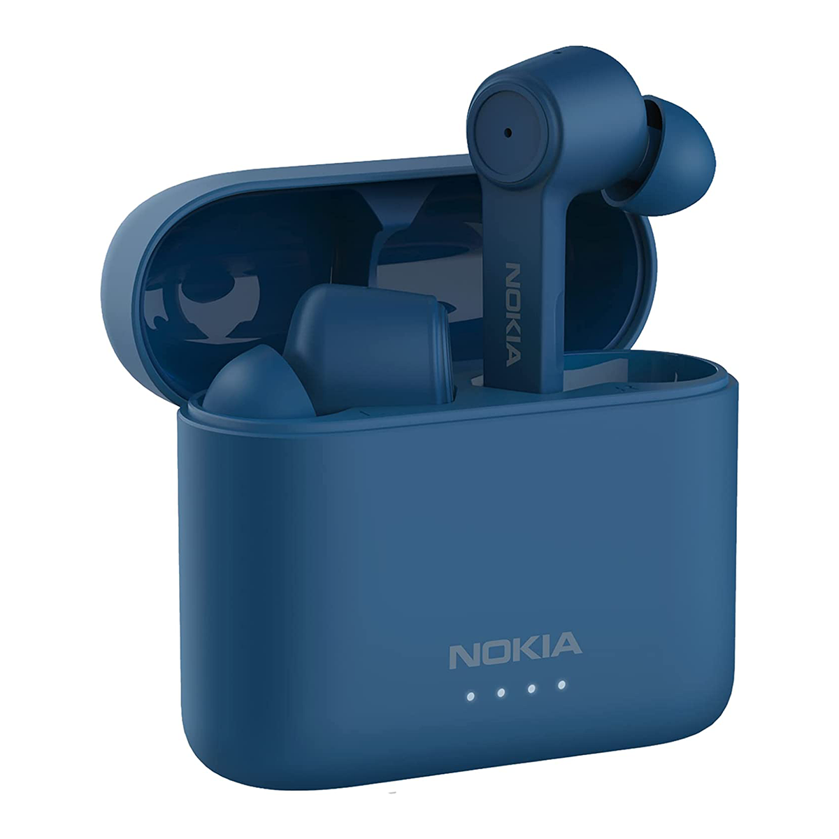 Audífonos Bluetooth Con Cancelación De Ruido Nokia Bh805 Color Azul Luz Blanco
