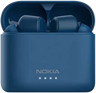 Audífonos Bluetooth Con Cancelación De Ruido Nokia Bh805 Color Azul Luz Blanco