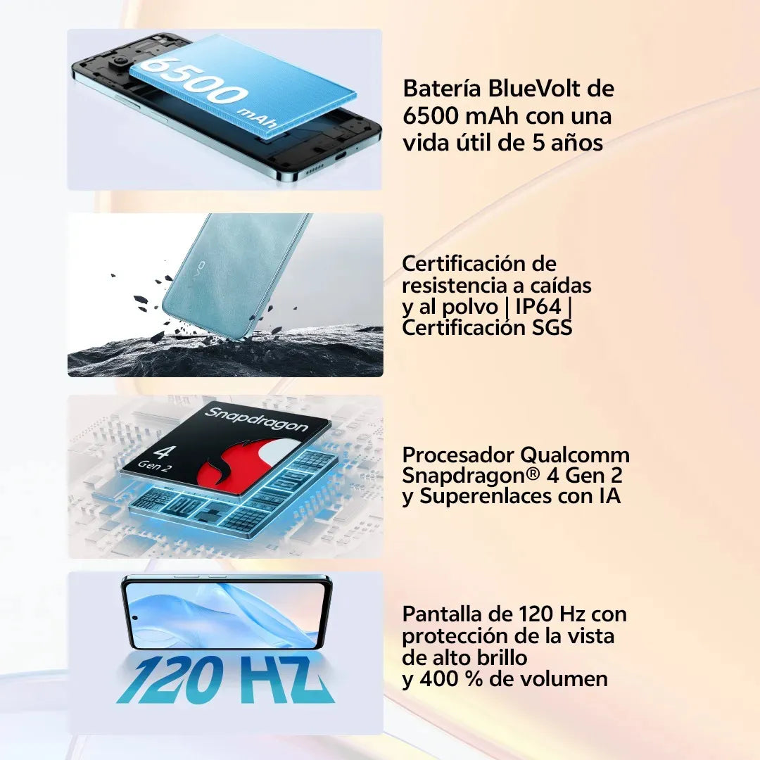 VIVO Y39 Azul 5g 256gb 8gb Ram + Audifonos Azul