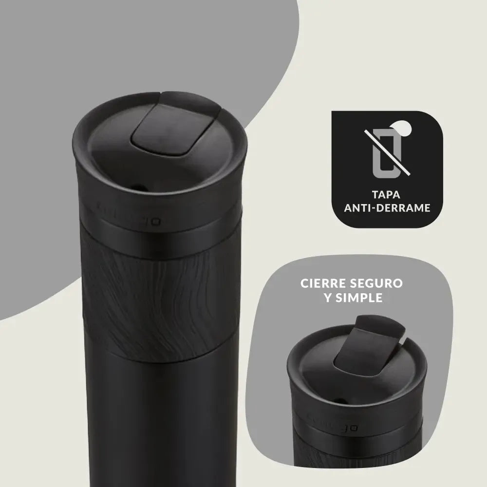 Vaso Termico Contigo Byron 2.0 Snapseal 710 Ml Negro Negro Byron Licorice