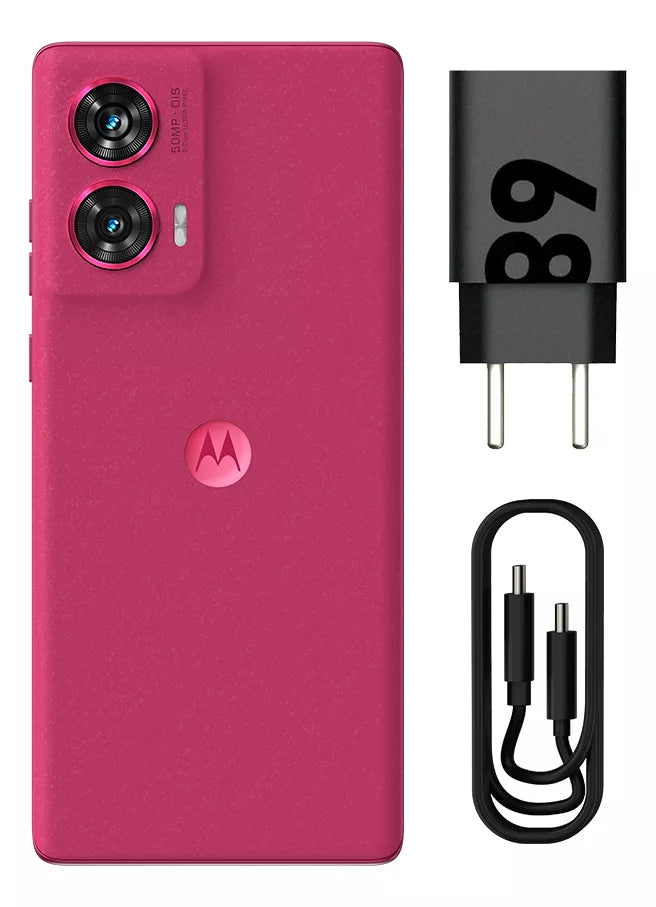 Smartphone Motorola Edge 50 Fusion 5g Pink Suede 256 Gb 8 Gb Ram