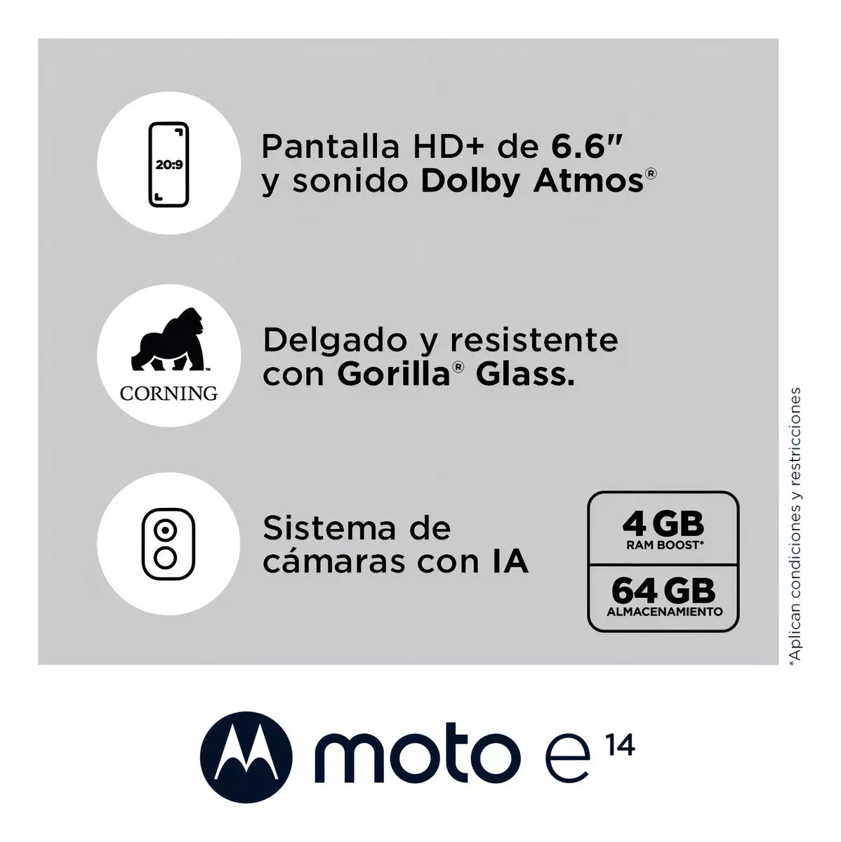 Celular Moto E14 2+64 Verde