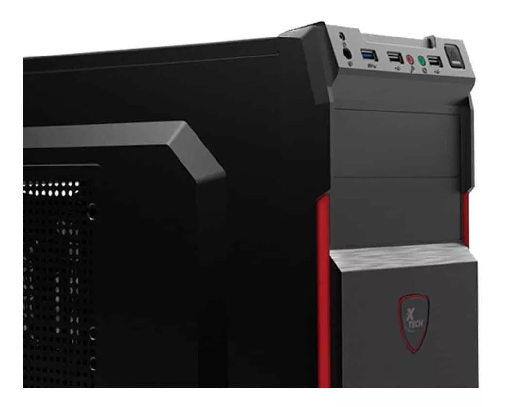 Gabinete Gamer Xtech Xtq-214 Mid Tower Atx Con Fuente 600w