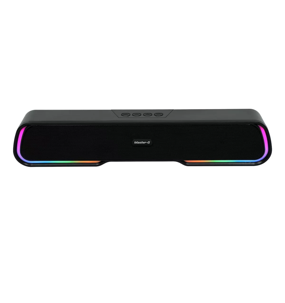 Soundbar Parlante Gamer Bluetooth Luces Rgb 1200mah Color Negro Master-G