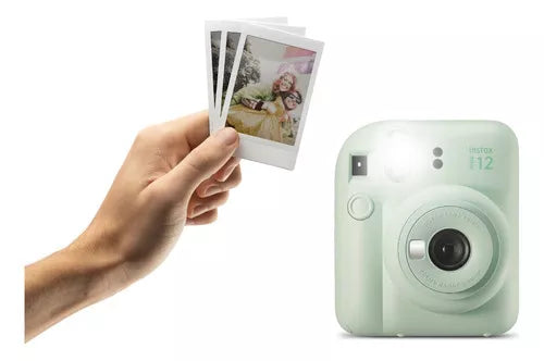 Cámara Instax Mini 12 - Color azul/Verde/Rosa