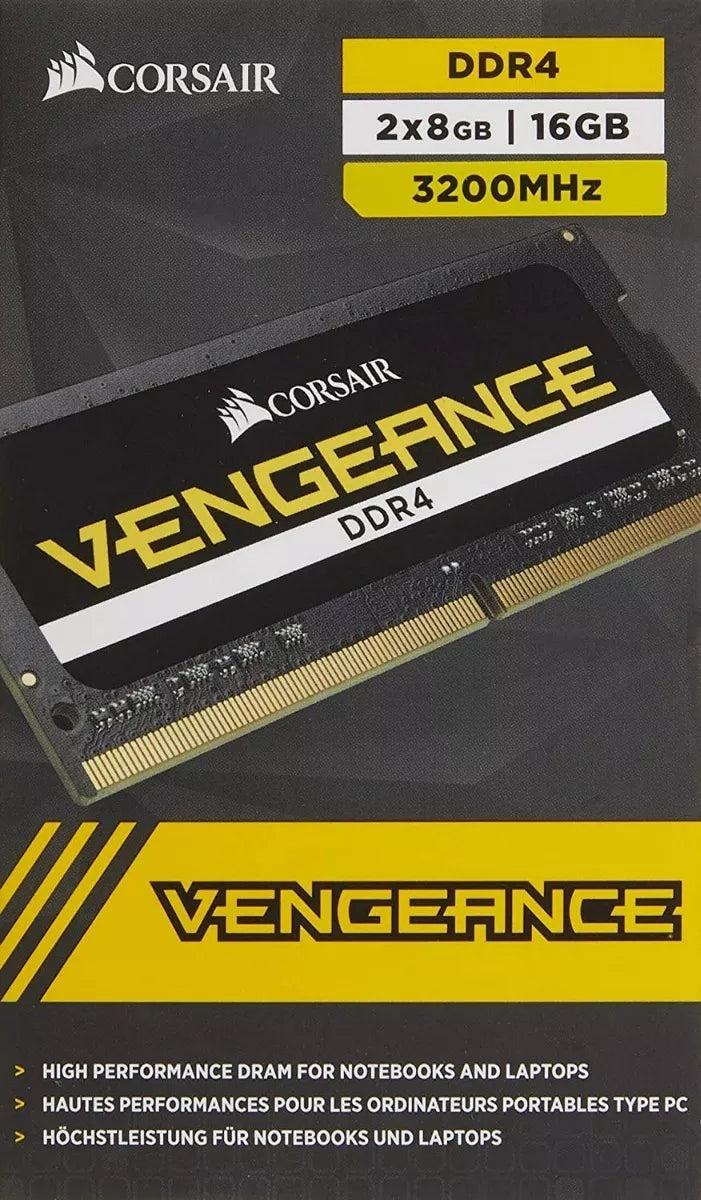 Memoria Notebook Sodimm Ddr4 Corsair 16gb 2x8gb 3200mhz