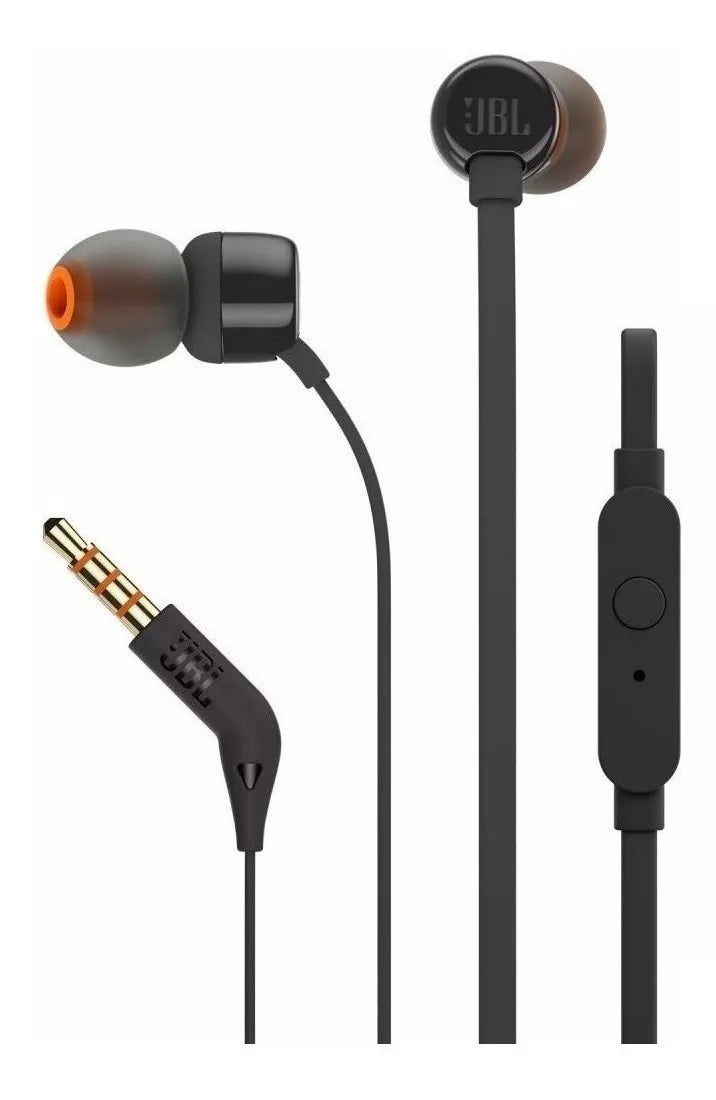 Audífonos in-ear JBL Tune 110 JBLT110 black