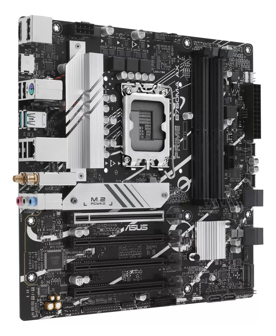 Tarjeta Madre Asus Prime B760m-a Ax Lga1700 Ddr5 Atx Pcie4.0