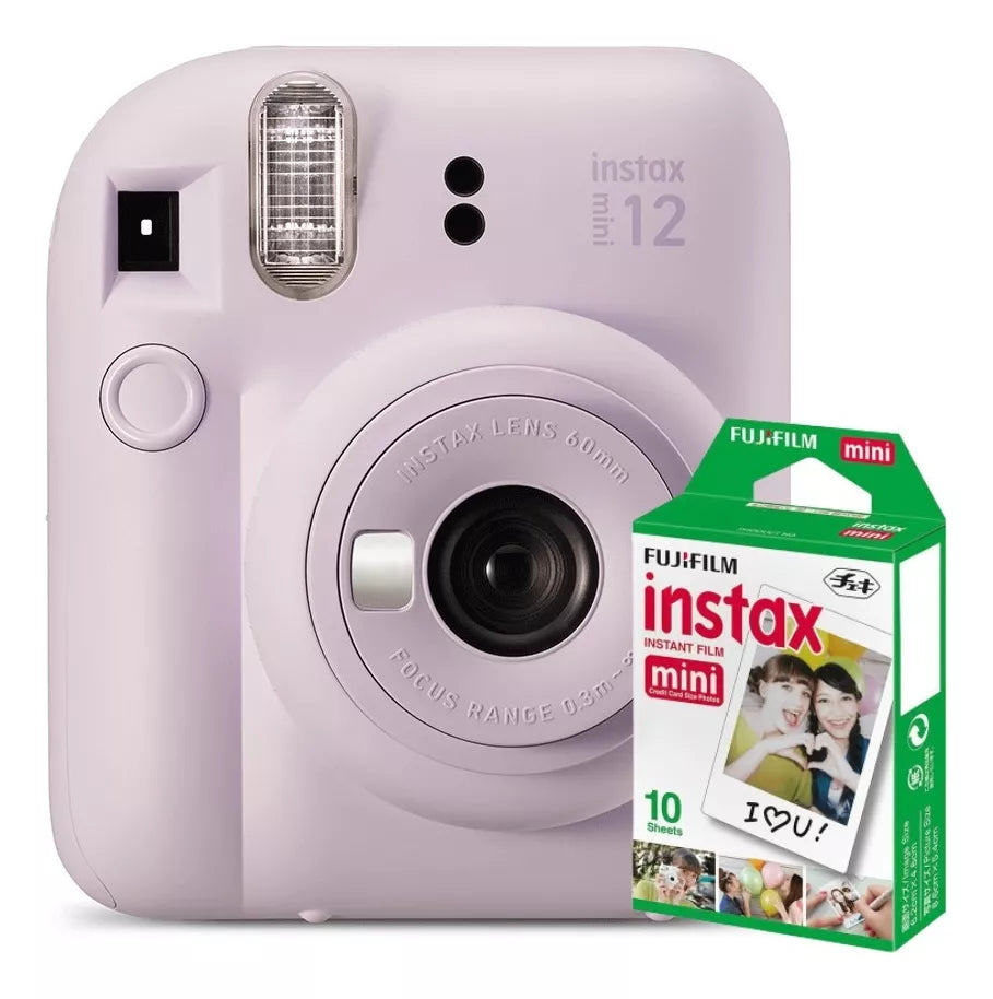 Cámara Instantánea Fujifilm Instax Kit Mini 12 + 10 Fotos