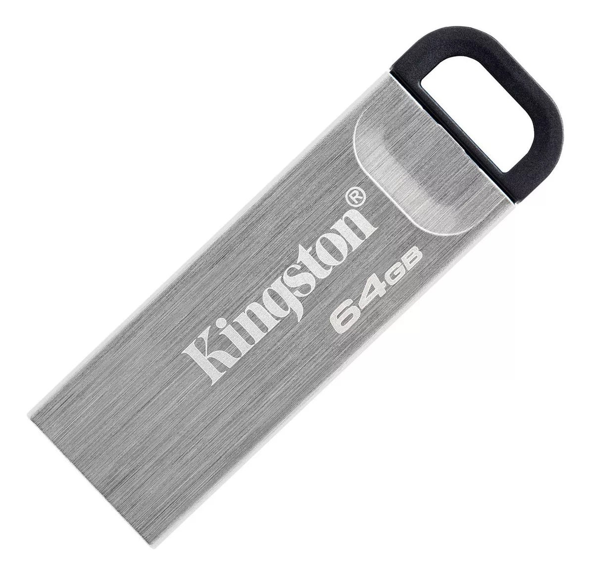 Memoria Usb 64gb Kingston 3.2 Metal Alta Velocidad Dtkn/64gb Color Negro