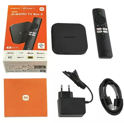 Xiaomi Mi Tv Box S 2nd Control De Voz 4k 8gb Con 2gb De Memoria Ram