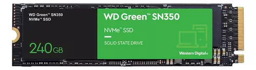 Disco Sólido Ssd Interno Western Digital Wd Green Sn350 Wds250g2g0c 250gb Verde