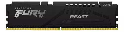 Memoria Ram Fury Beast DDR5 Gamer Color Negro 16gb 1 Kingston Kf552c40bb-16