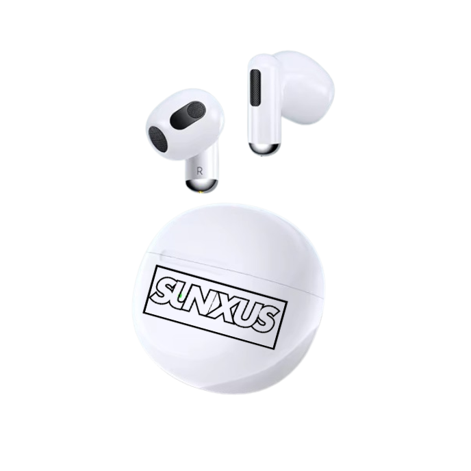 Audífonos Inalámbricos Sunixus con Bluetooth, Color Blanco, Producto Nacional 100% Chileno