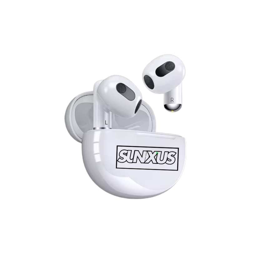 Audífonos Inalámbricos Sunixus con Bluetooth, Color Blanco, Producto Nacional 100% Chileno